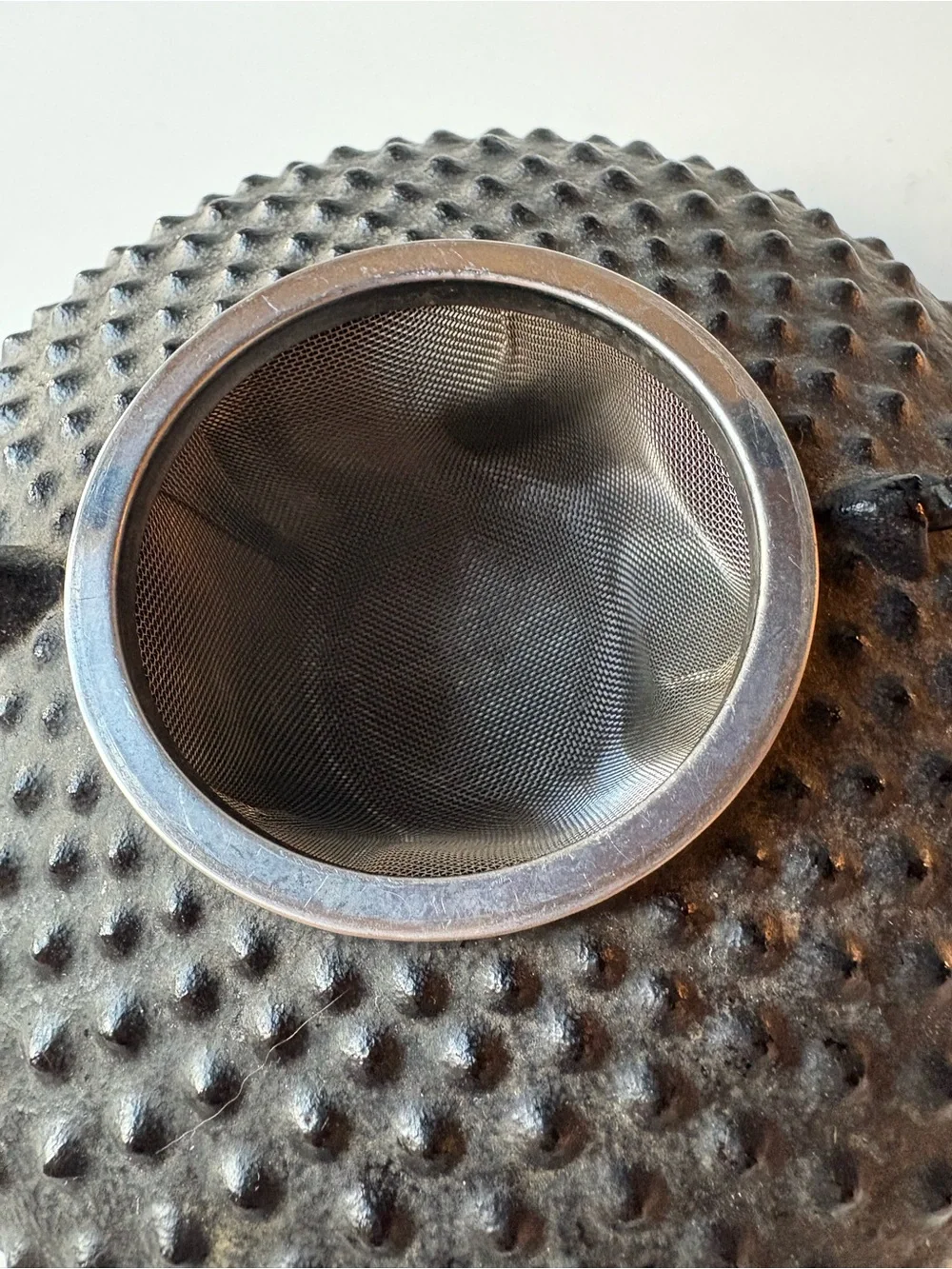Japanese Iwachu Nambu Tekki Cast Iron Teapot Vintage Black